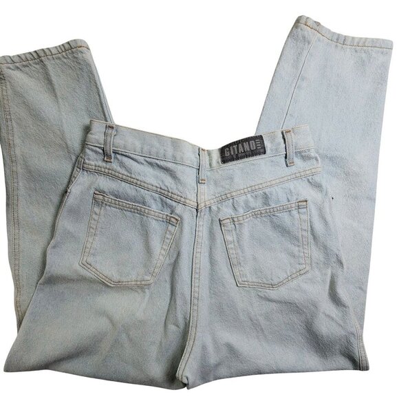 Gitano Vintage "Mom Jeans" Light Denim Wash, Women's 12 - Picture 2 of 8